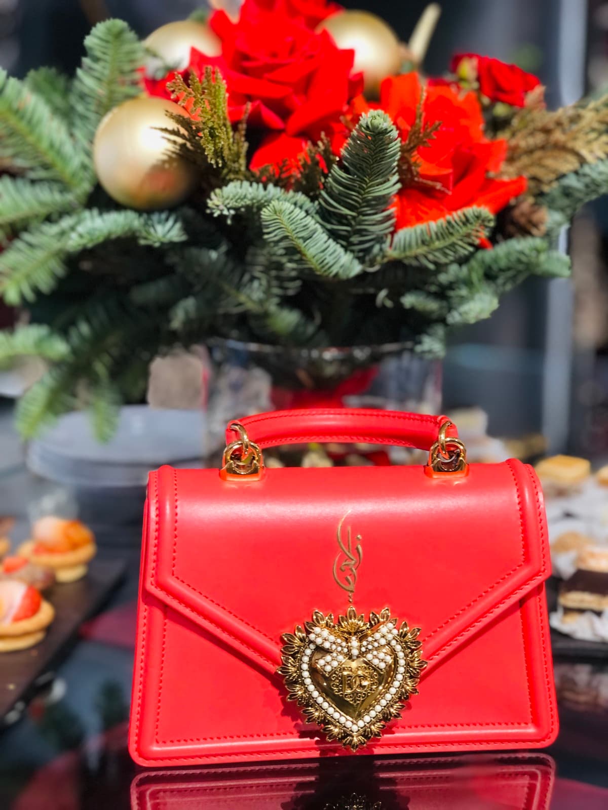 Сумка Dolce & Gabbana Devotion — каллиграфия — кастомизация, ручная роспись Street Wave