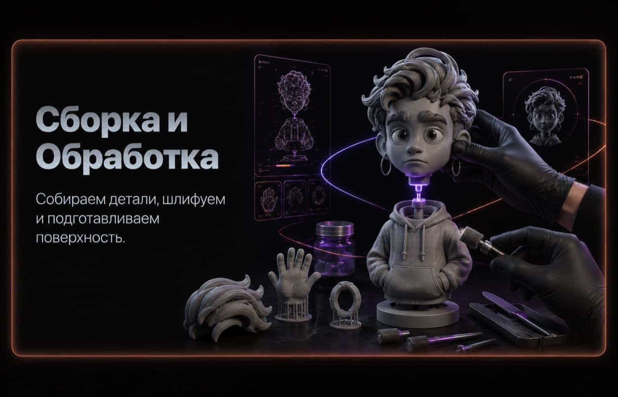 Художник Street Wave расписывает 3D-фигурку вручную
